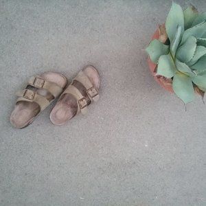 Suede Birkenstock Sandals Size 35/5-5.5 90s Comfy Comfort Boho Granola GirlHippy